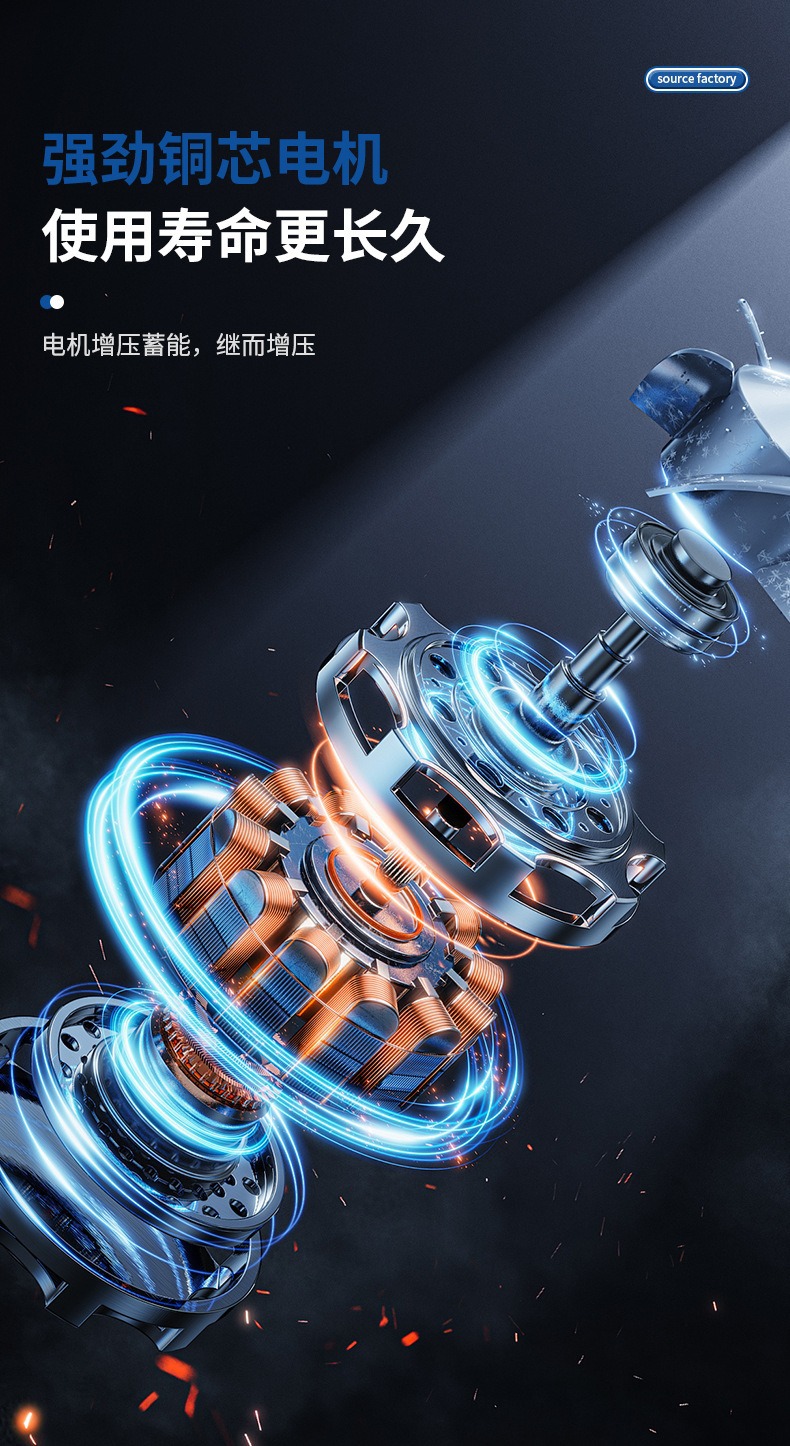 Household High-Pressure Car Washing Tool, Water Gun, Lithium Battery Portable Cleaning Machine, Spray Gun, High-Power Wireless Car Washing Machine Wholesale