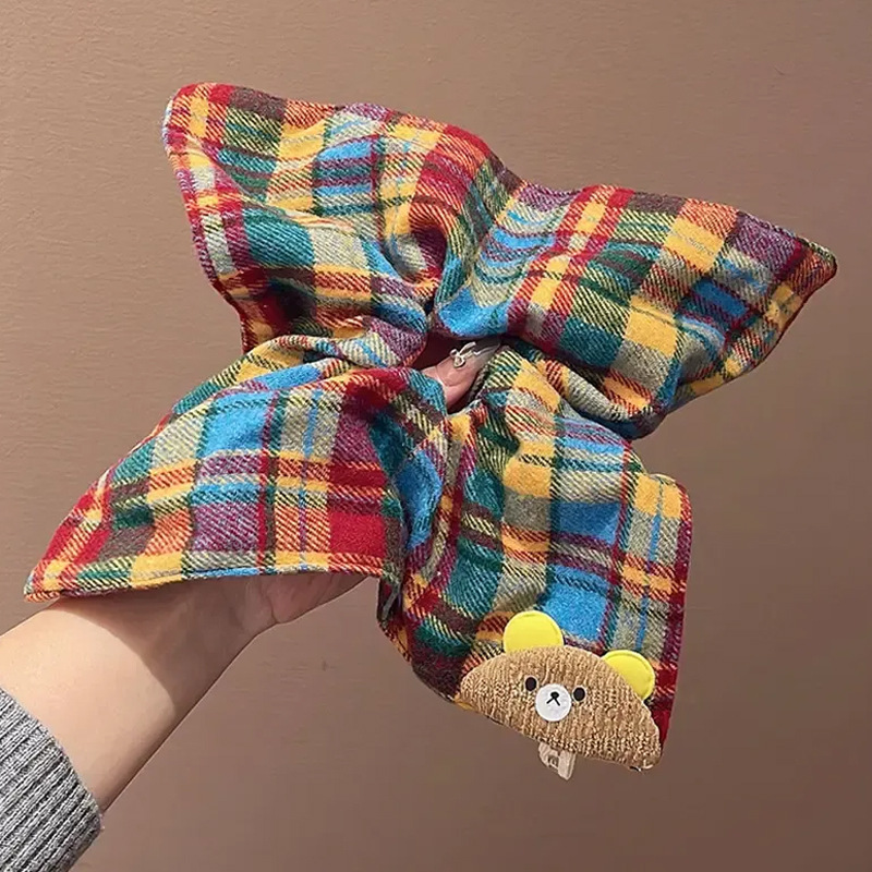 Encaje retro francés, diadema de intestino grueso, mujer 2025, nuevo estilo, cuerda para el cabello, banda de goma, lazo, dulce cuerda para el cabello, accesorios para el cabello