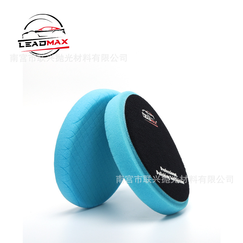 方格型海绵盘DA/GA/RO抛光轮汽车美容打蜡抛光盘自粘式海绵轮厂家