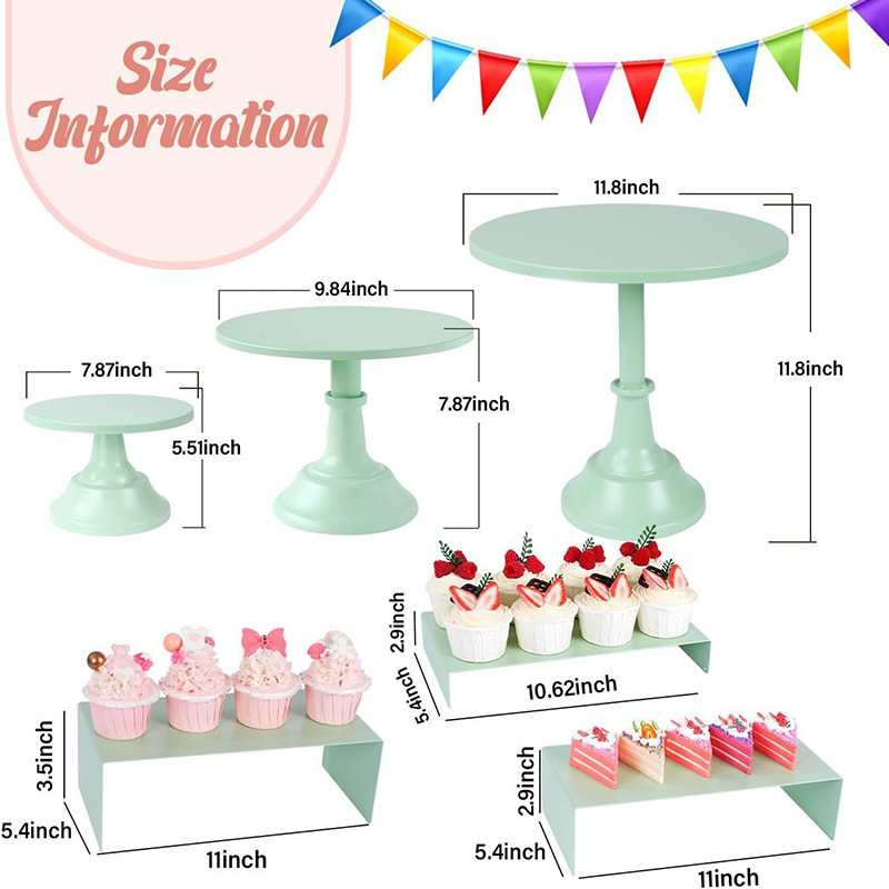 Tabla de postres estante de exhibición estante de pasteles de postre bandeja de pasteles de comida fría estante de mesa de descanso estante de té de la tarde estante de refrigerio