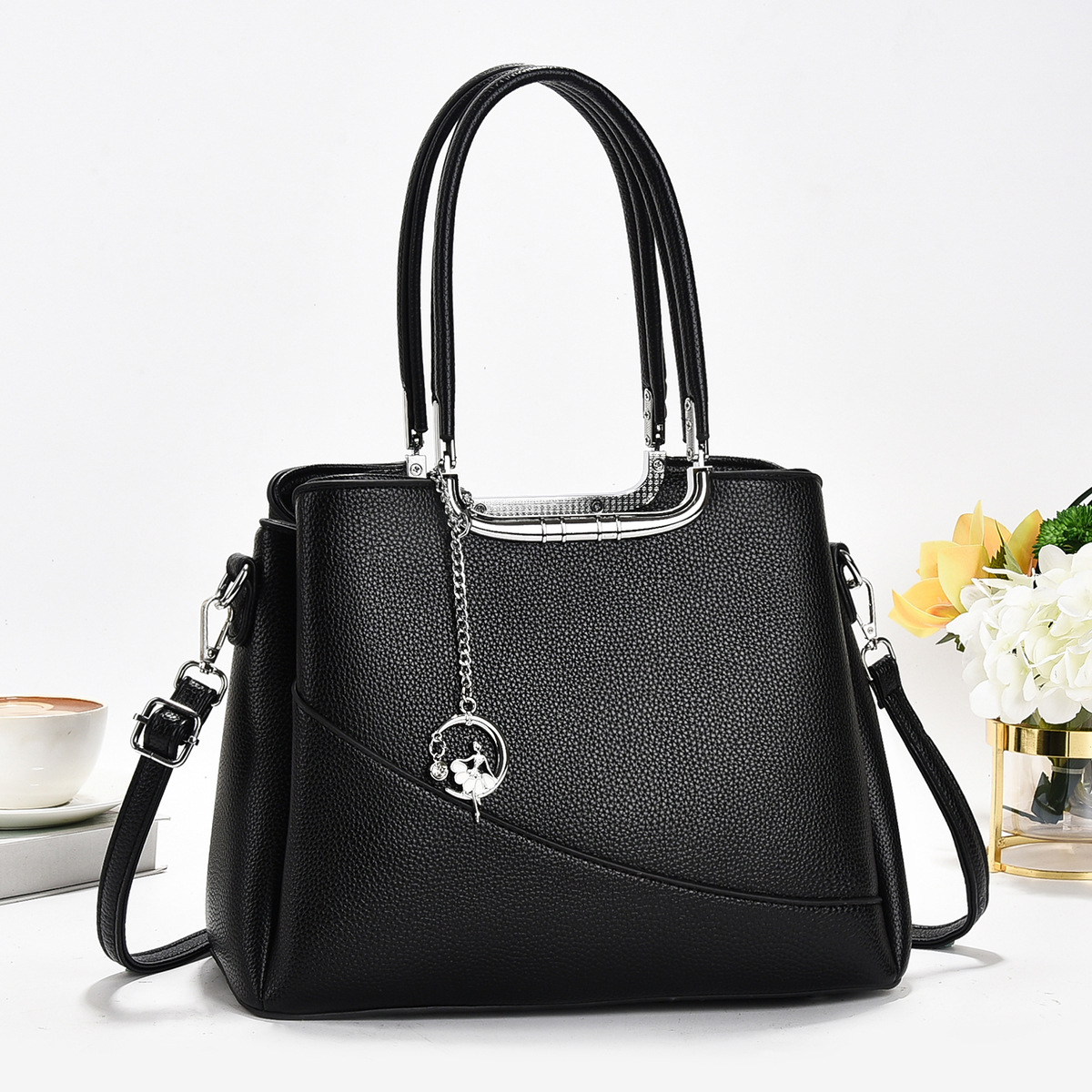 Bolso de gran capacidad de comercio exterior transfronterizo, moderno, simple y moderno para damas, estilo de verano 2025, bolso bandolera atmosférico