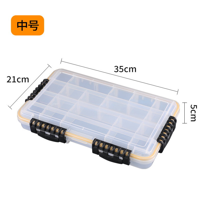 Weihe HB212 caja Luya a prueba de agua caja de inserción caja de gancho de cebo caja de accesorios de artes de pesca Weihai artes de pesca transfronteriza