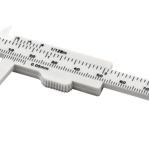 Wholesale Measuring Tools 0-80mm Mini Plastic Vernier Caliper, Wares and Jewelry Measuring Student Caliper