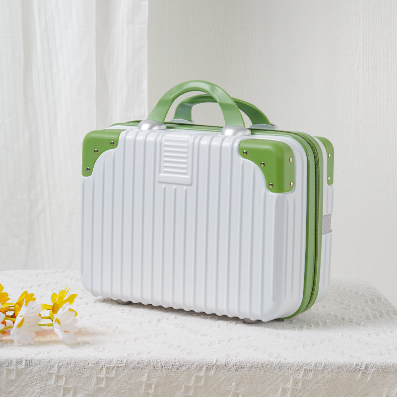 흰색과 녹색의 대비 색상 - 고품질, 수납공간 포함