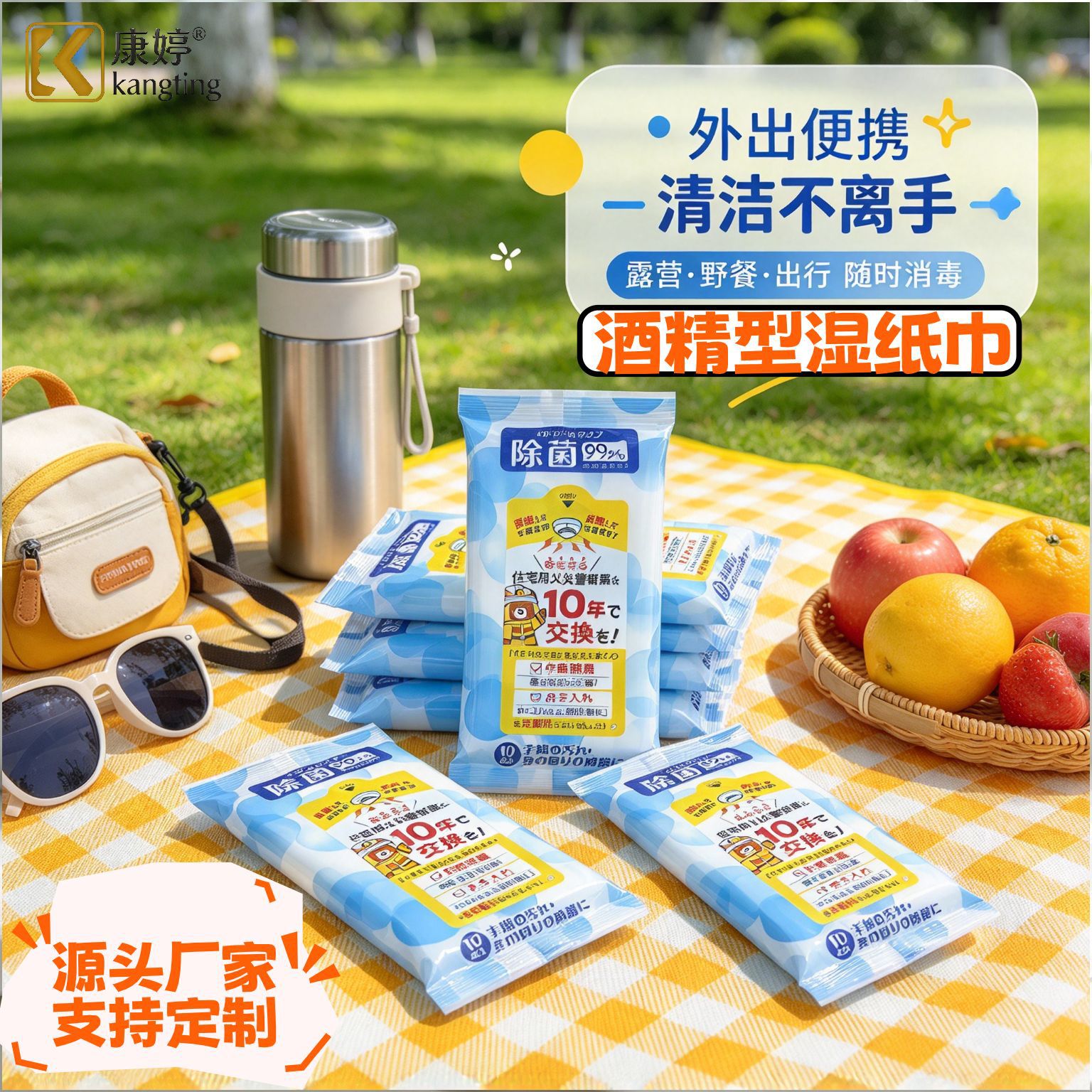 湿巾迷你便捷湿纸巾婴儿手口湿巾小包装独立学生随身清洁专用湿巾