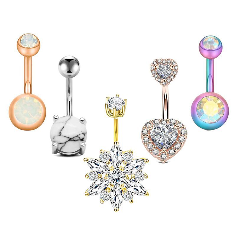16G labret stud size and finish detail