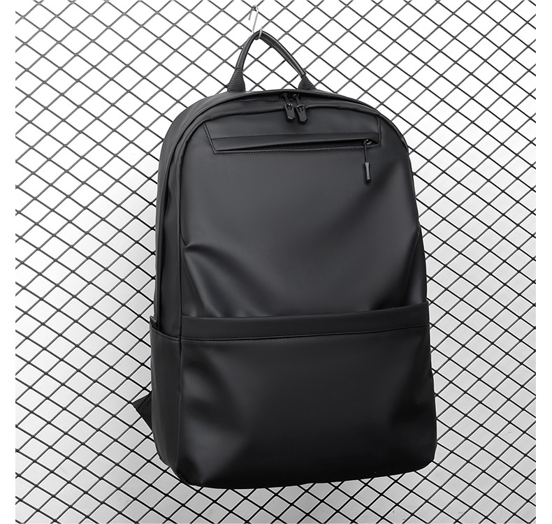 A new minimalist backpack for men, a Korean-style casual and fashionable backpack for laptops, with a logo printed on it undefined