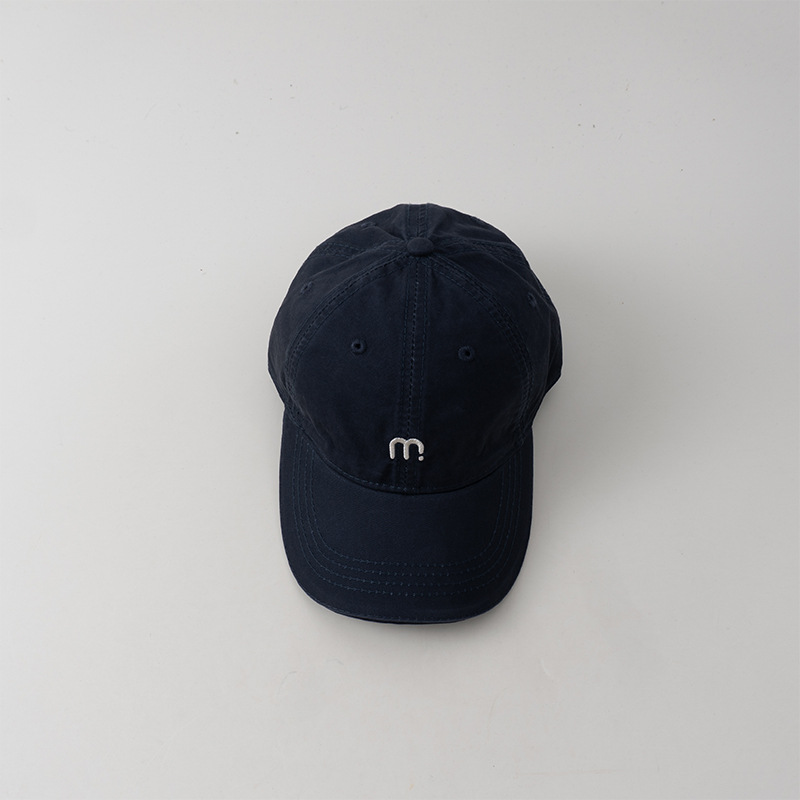 ins sombrero de pato para bebés coreanos primavera y otoño letra m bordado sombrero de béisbol para niños ocio versátil sombrero para niños