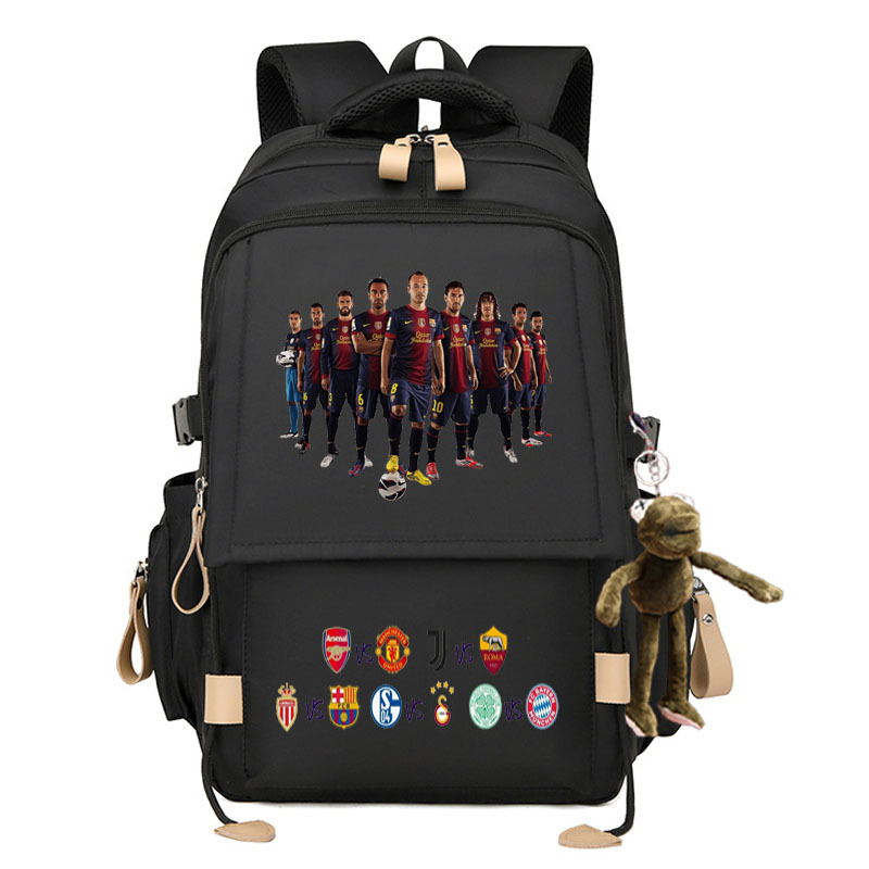 2024 Liga de Campeones Copa del Mundo de fútbol Mochila Real Madrid KakaCroba Messi Chelsea Manchester United estudiantes