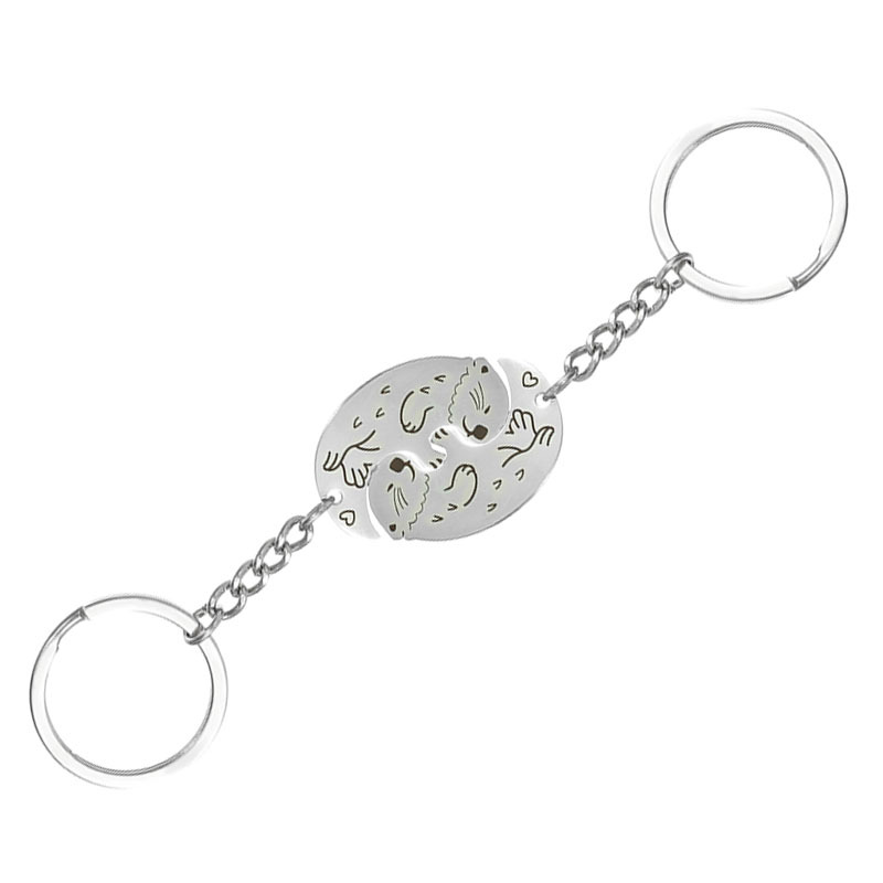 Creative keychain stainless steel for St. Valentine's Day