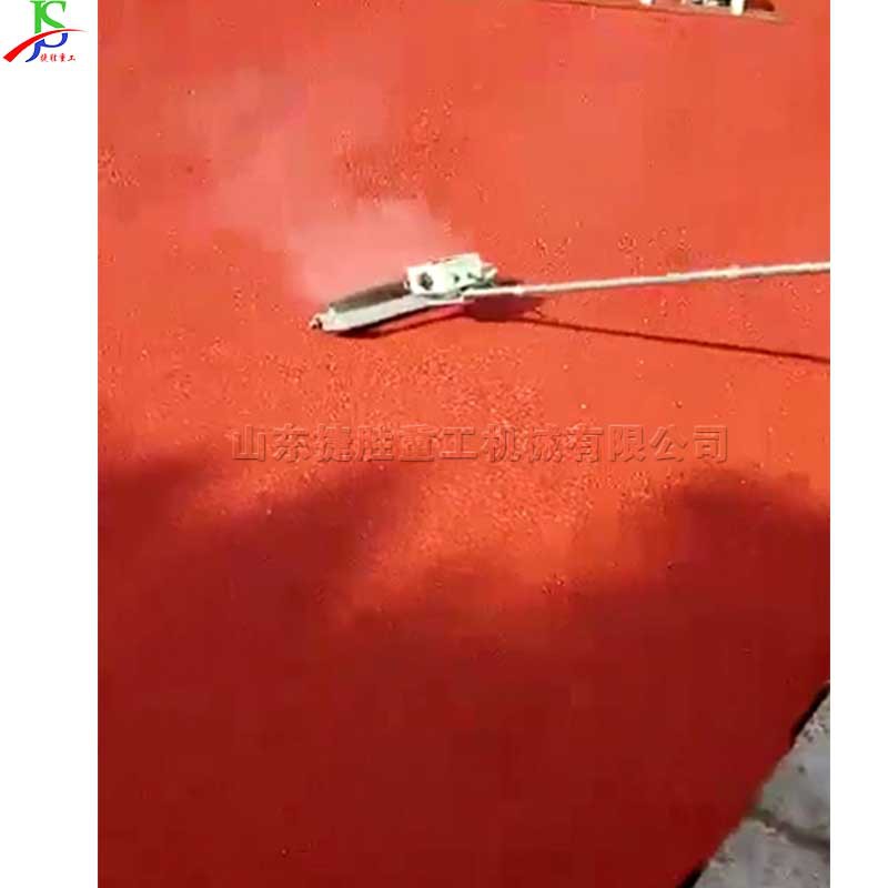 手拉式电动摊铺机 校园跑道摊铺整平工具 电机带动电滚轴