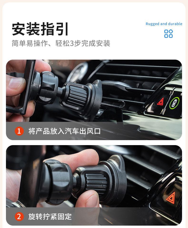 Car-mounted cup holder, milk tea cup holder, car air conditioning vent ashtray holder, beverage rack, multifunctional