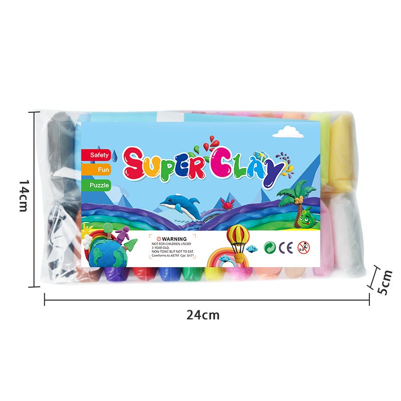 Arcilla ultraligera 36 colores 24 colores traje suministro directo de fábrica juguete diy para niños plastilina arcilla LNA-36 arcilla