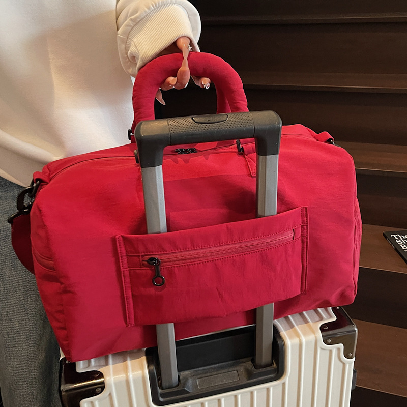 短途手提包旅行包女士大容量托特包轻便休闲收纳包旅游出差行李袋|undefined