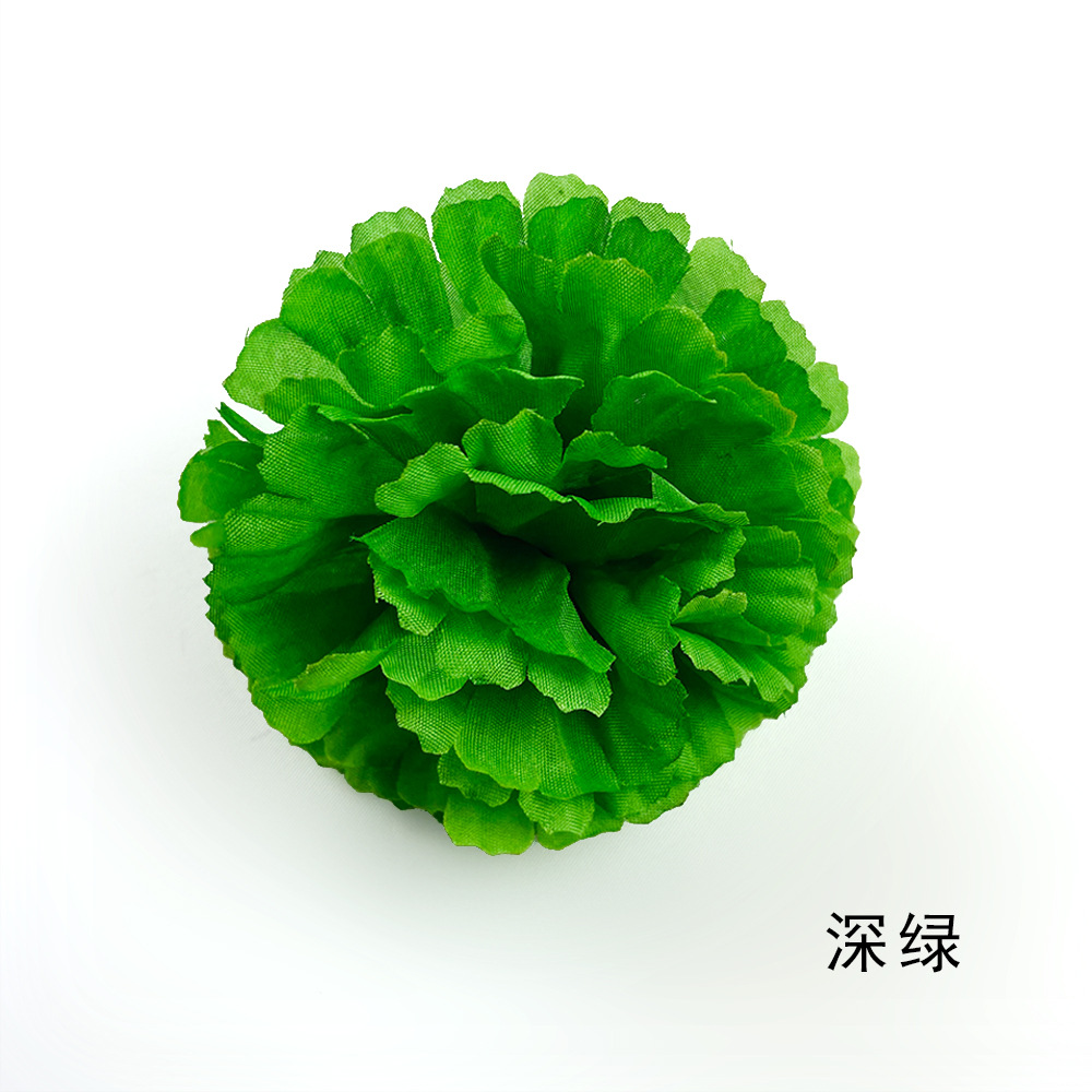 Simulación de la cabeza de la flor de clave grande ingeniería de calendula paisajismo sala de bodas del día del maestro material DIY decoración de pastel