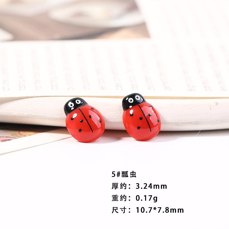 Resina accesorios de dibujos animados abeja tocado DIY accesorios de la joyería niños horquilla crema epoxi teléfono caso parche