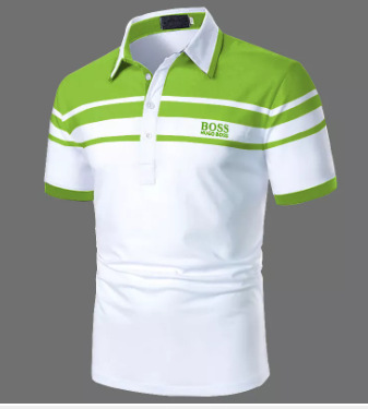 2024 nuevo Aliexpress transfronterizo verano delgado casual de manga corta cremallera estriada solapa camiseta camiseta polo