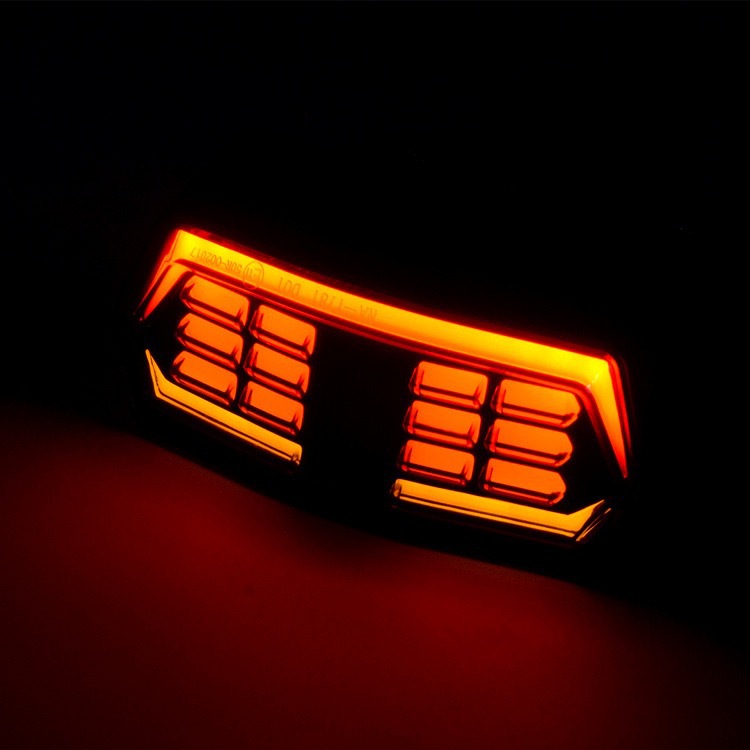 Motorcycle Modification Accessories Little Monkey Led Car Lights Msx125 Motorcycle Tail Lights Modified Brake Turn Signal