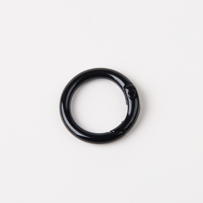Stock 23mm 5 puntos bobina de aleación de zinc color buckle abierto anillo bolsas accesorios de hardware joyería colgar
