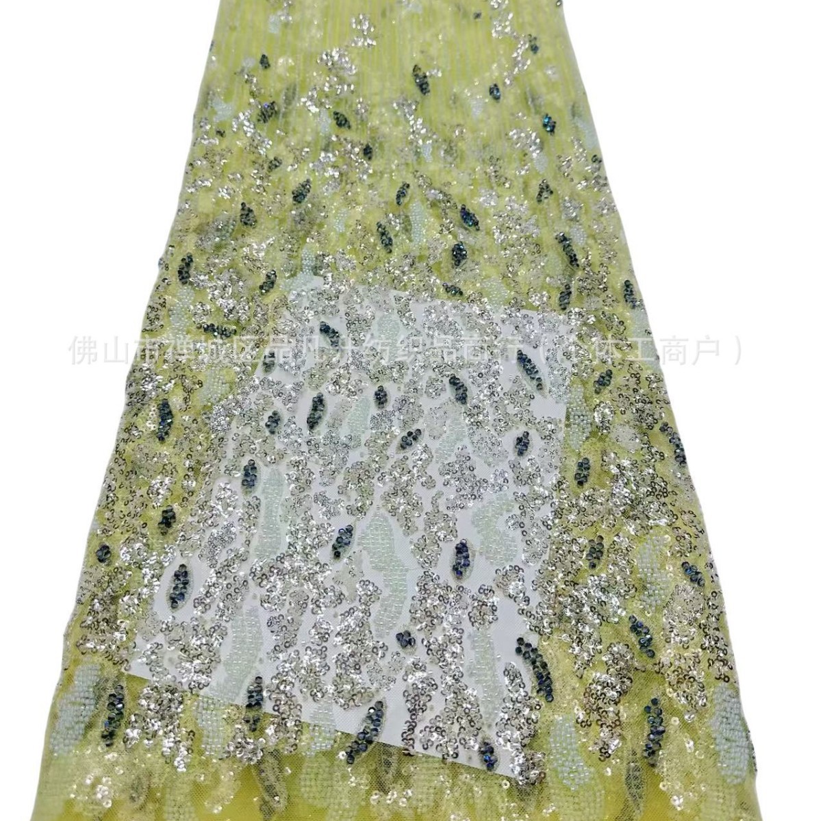 Pipe de perlas bordado sequinilla tela de bordado vestido de boda tela de moda de rendimiento de escenario tela de moda spot transfronterizo image 5