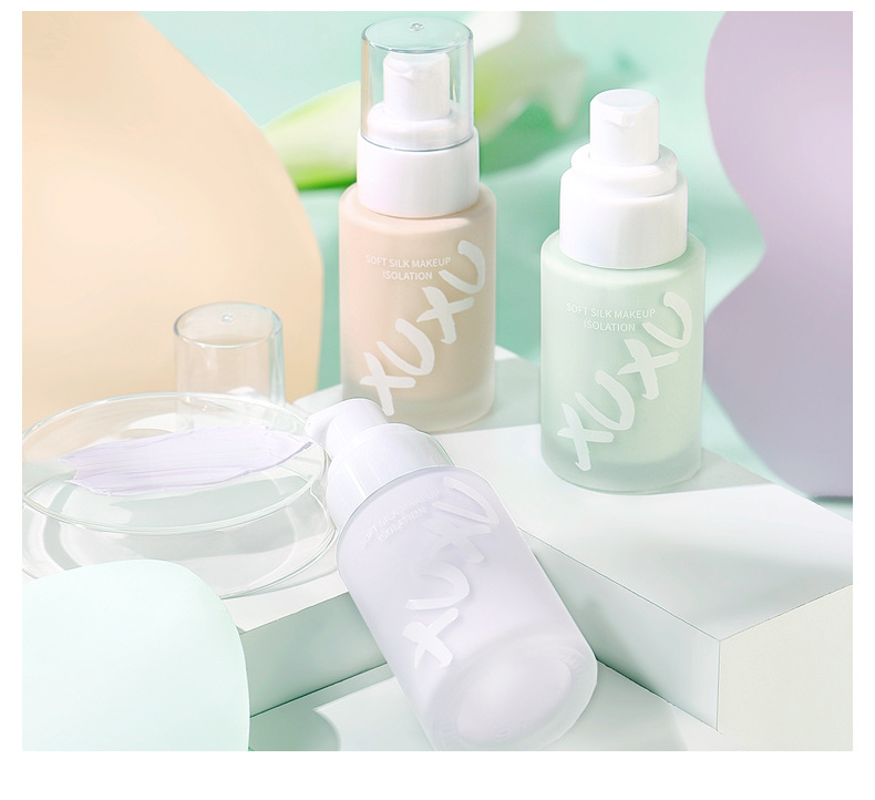XUXU Primer Primer: Invisible pores, no clogging, powder coverage, long-lasting Primer, brightening, anti-smudging, cross-border undefined