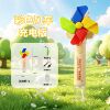Colorful windmill charging model