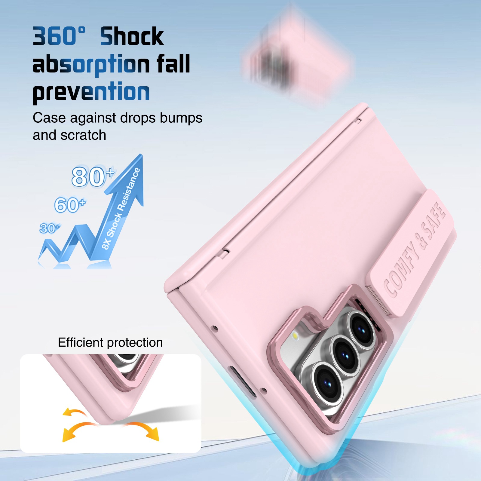 Suitable for Samsung Protector Case Golden Eye Strap Foldableing Stand Mobile Phone Case Protective Cover Anti-Fall Bowl Strap