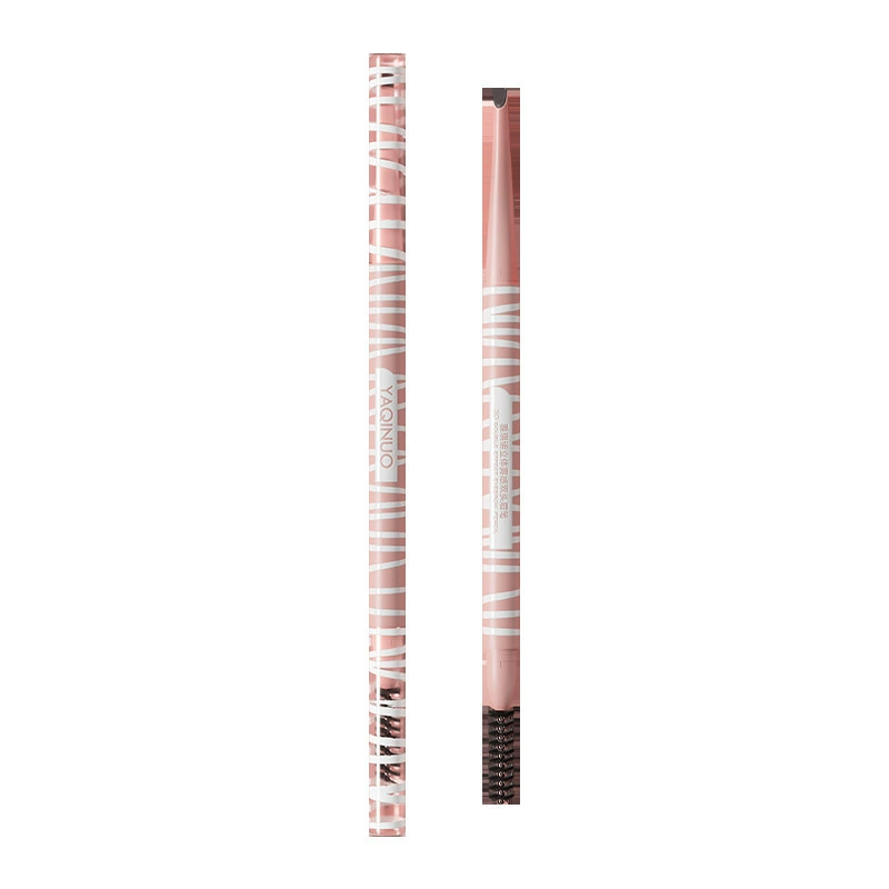 -dimensional foggy double-ended eyebrow pencil with fine blade, long-lasting color, waterproof and not easy to fade 83332