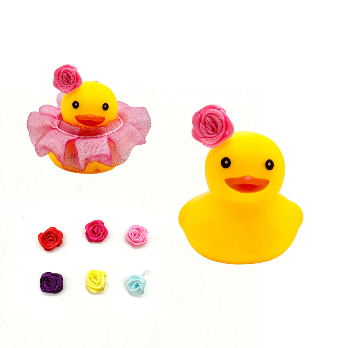 Accesorios de agua transfronterizos pato amarillo accesorios gorras bufandas de ganso blanco decoración mano leche de limón té regalo image 195