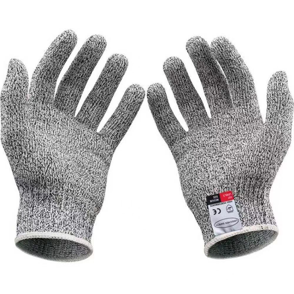 Guantes de trabajo resistentes a cortes de nivel 5 de calibre 13, resistentes a pinchazos, antideslizantes y resistentes al desgaste para trabajos en obras de construcción, suministro exclusivo transfronterizo.