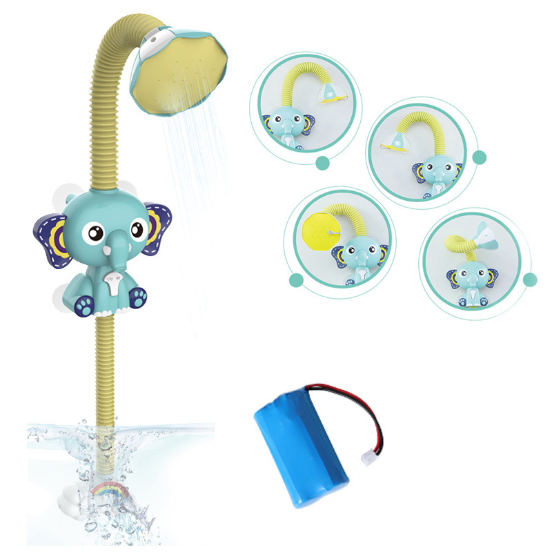 Envío libre de agua eléctrica rábano ducha submarina rociador interior para niños bebé baño Juguetes