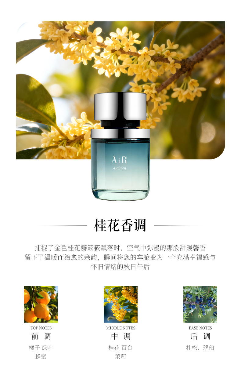 Luxury Car Liquid Fragrance Supply, Large Capacity, Adjustable Scent, In-Car Odor Removal, Car Fragrance Wholesale