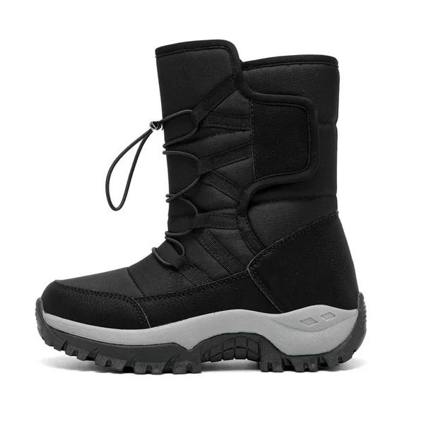 High-Top Padded Outdoor Cotton Shoes for Men and Women, Warm Non-Slip Ski Shoes, Winter Hiking Shoes, Snow Mountain Hiking Shoes, Warm