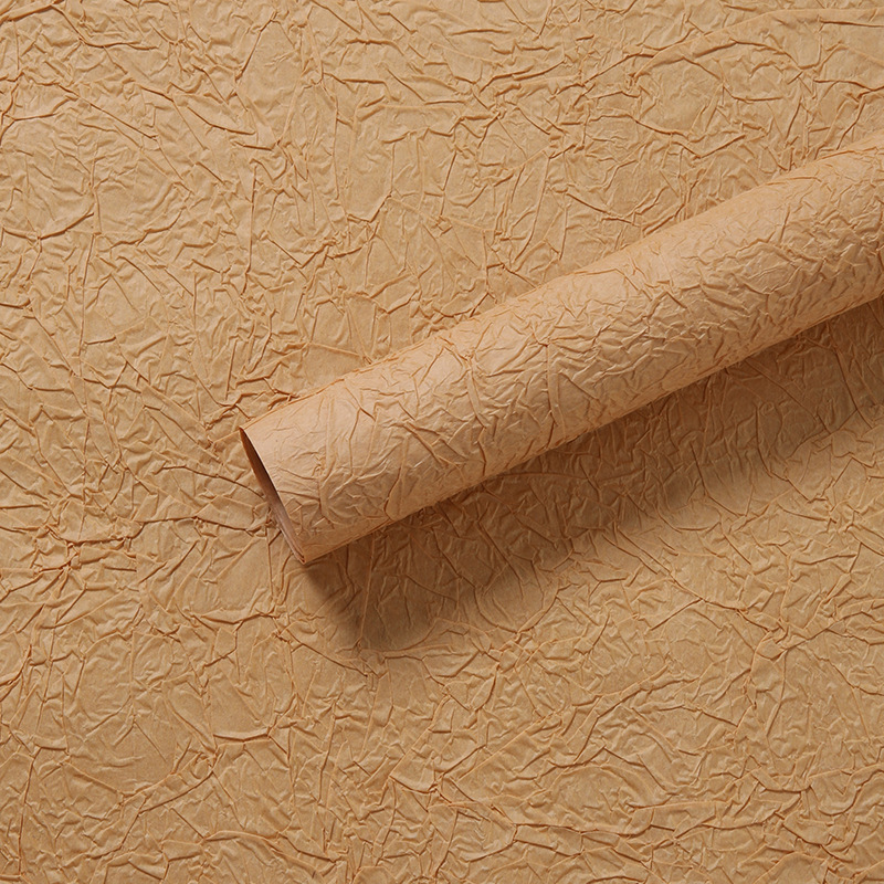 Papel de piedra hecho a mano, material de embalaje de flores, papel de textura, papel de textura de pliegue de doble capa, floristería, material floral, papel de embalaje