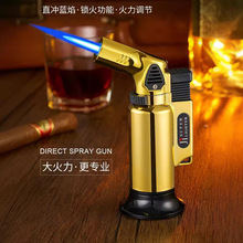 多功能高温焊枪打火机防风充气点艾灸蚊香烧烤专用手持喷枪点火器