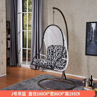 Silla de vid colgante azul balcón doméstico sala de estar patio columpio suelo perezoso ocio sofá silla creativo nido de pájaros cesta colgante