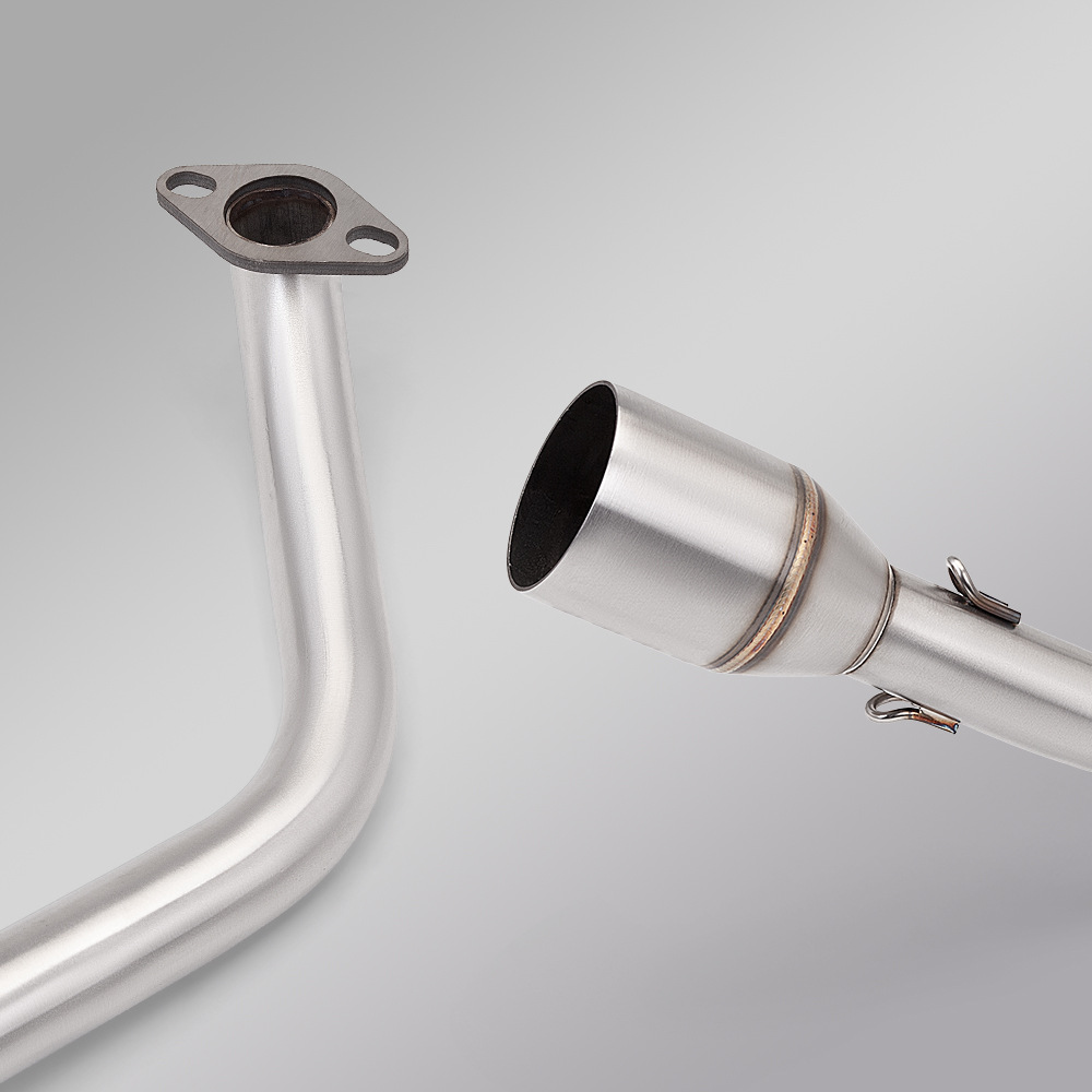 Ns125La Full Exhaust Pipe Modification, Split Front and Rear Sections, F01 Sc Scorpion Cylinder Street Exhaust