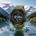 时刻美时尚多功能腕表户外运动计步指南针电子表跨境外贸计时手表