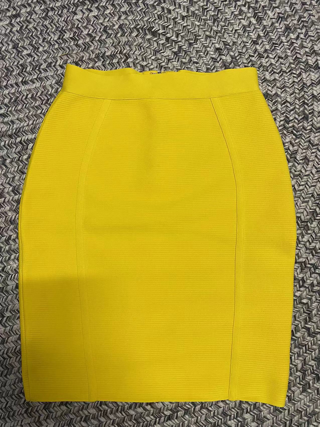 Yellow elastic bandage
