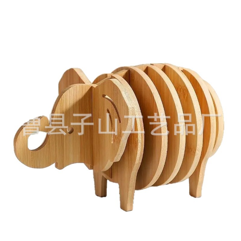 Nan bambú cojín de taza creativo cojín de aislamiento térmico cojín de mesa de madera resistente al quemado cojín de platos cojín de platos cojín de platos