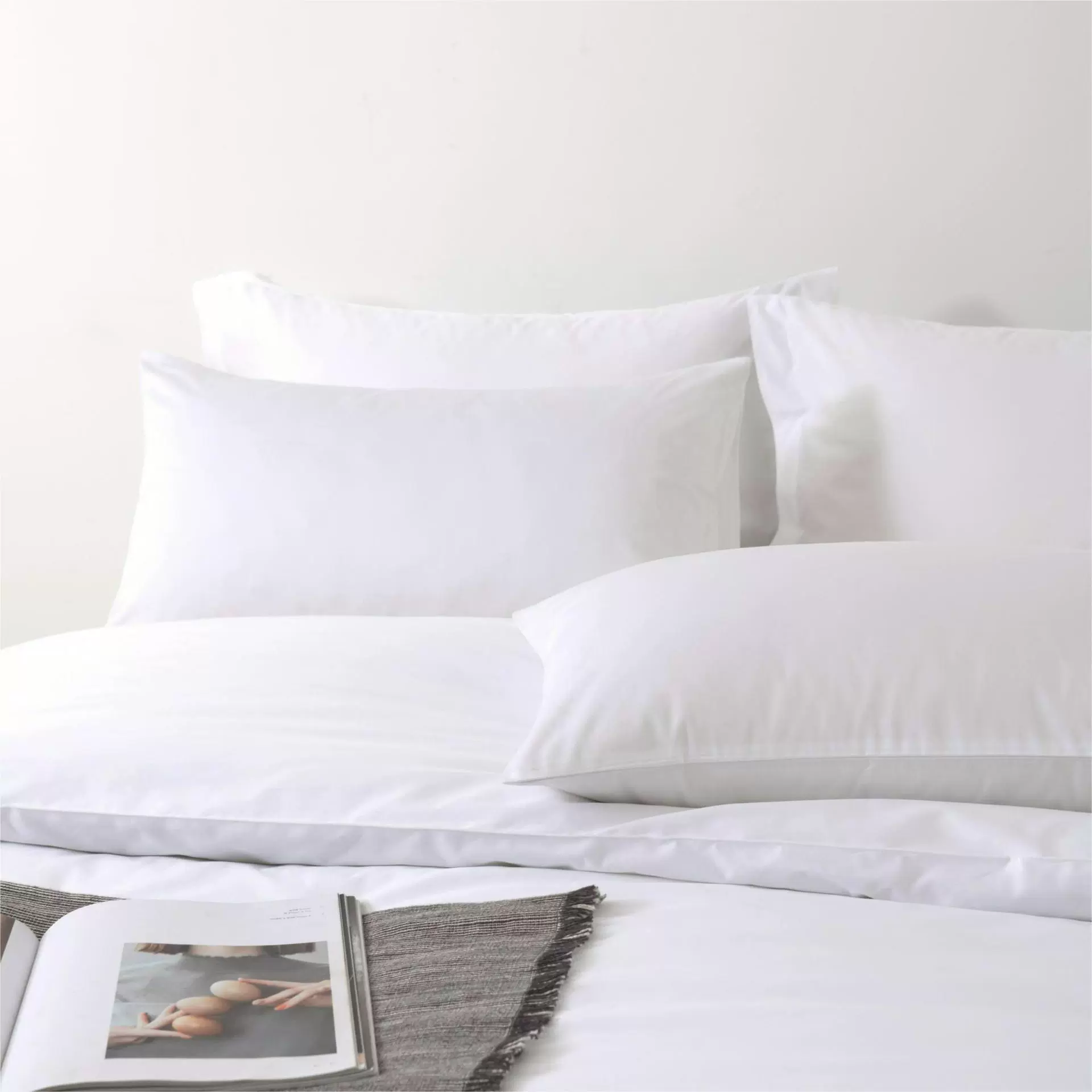 Duvet cover, white bedspread, 6080 pieces