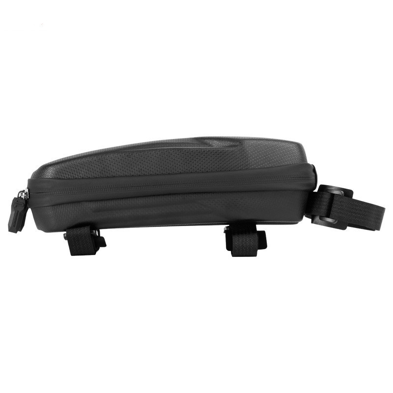 Bolsa de bicicleta PU EVA cuero a prueba de lluvia bolsa de tubo frontal bicicleta de montaña bolsa de almacenamiento de cáscara dura equipo de equitación