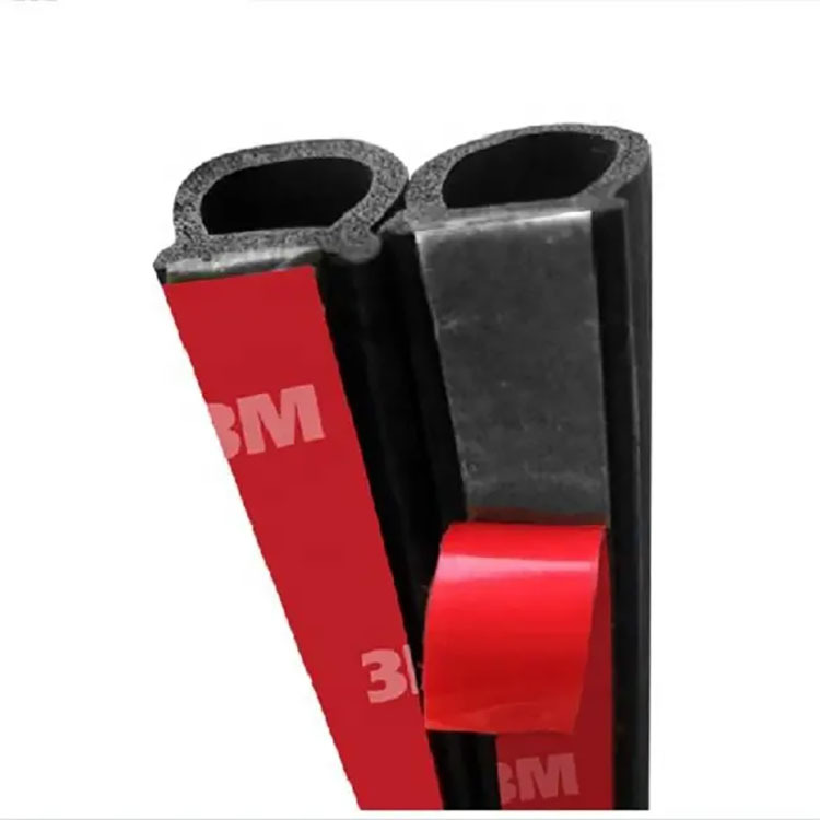 厂家供应 配电柜密封胶条 背胶橡胶条海绵发泡橡胶密封条