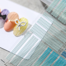 TENSOR日系5D浮雕指甲贴pro磨砂薄透背胶薄韧贴渐变毛衣纹TS1049