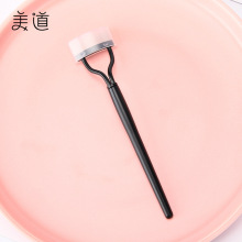 美道ABS黑藕粉色钢针眉梳折叠梳开苍蝇腿假睫毛眉梳不锈钢睫毛梳