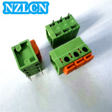 橙色安扭/按压式ＣＹ１４２Ｒ弯脚CY142V直脚PCB弹簧端子台