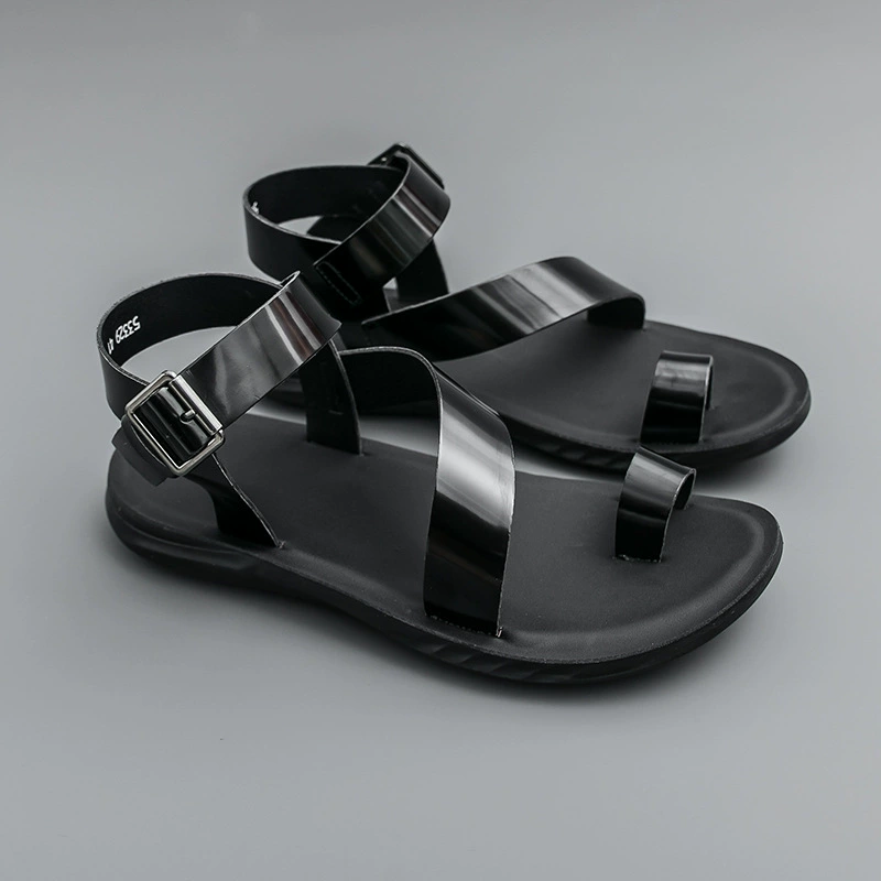 Летние новые мужские сандалии больших размеров, модные молодежные уличные трендовые туфли, персонализированные дышащие повседневные туфли оптом