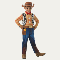 Cross-border exclusive denim Woody children cosplay cartoon character anime role Halloween costume outfit