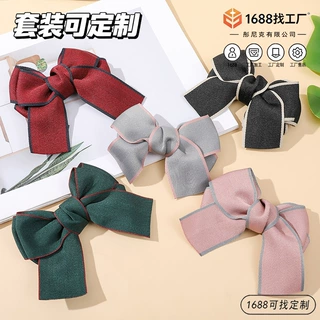 定制加工韩版织带蝴蝶结饰品配件装饰材料儿童发饰鞋花服装辅料