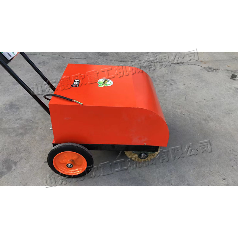 手推式钢板型材除锈机 钢板电动打磨机 型材钢材去污翻新设备